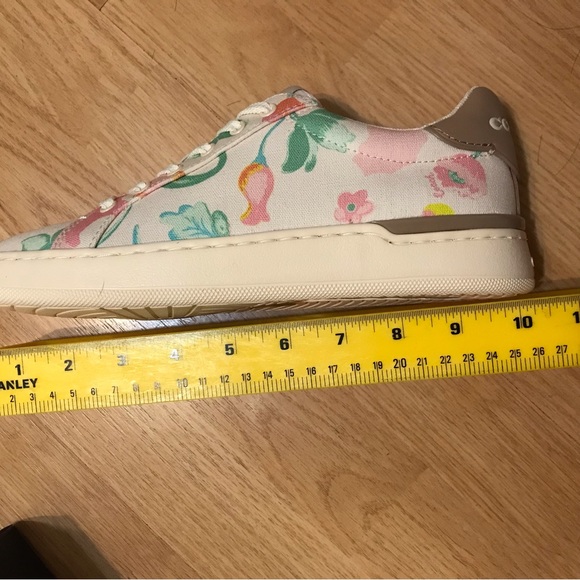 🌺🍃 Coach Clip Low Top Sneaker Dreamy Floral Print  6.5 7 8 8.5 9 9.5 10 11 - Picture 15 of 15